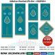 Storlu Minber Örtüsü 6'lı Set - CMPS04